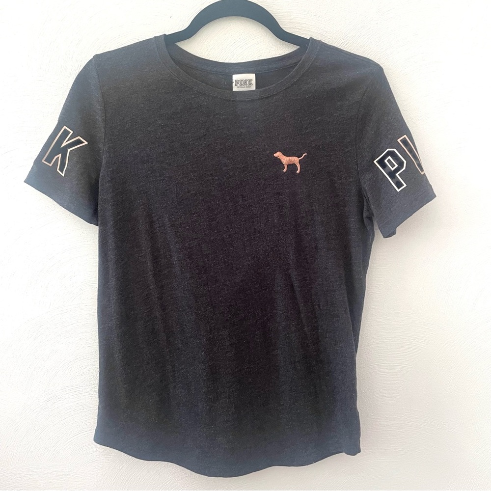 VS PINK Copper Sequins Dog T-Shirt